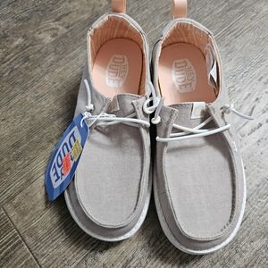 Hey Dude Kids Shoes in Light Gray